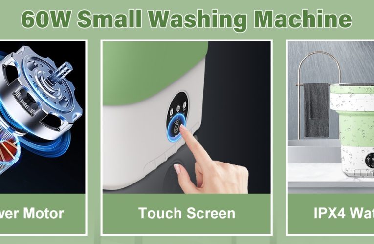 13L Portable Washing Machine, Mini Portable Washer with Spin Dryer, 3 Modes Deep Cleaning for Baby Clothes Socks Underwear or Small Items, small Washing Machine suitable for Apartment,RV Travel Green