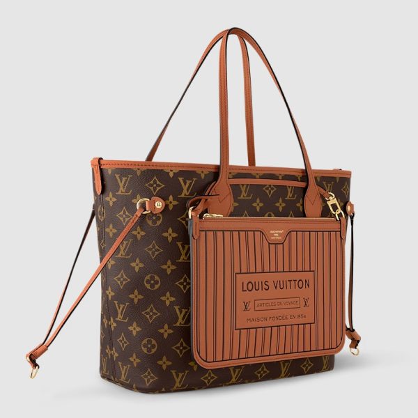 Louis Vuitton Reversible Neverfull Inside Out MM Handbag M12061 Designer LV Bag ﻿ - Image 2