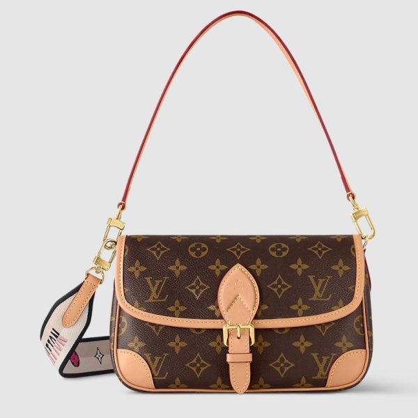 Louis Vuitton Diane Satchel Handbag M45985 – Monogram Canvas Revisits Designer LV Bag