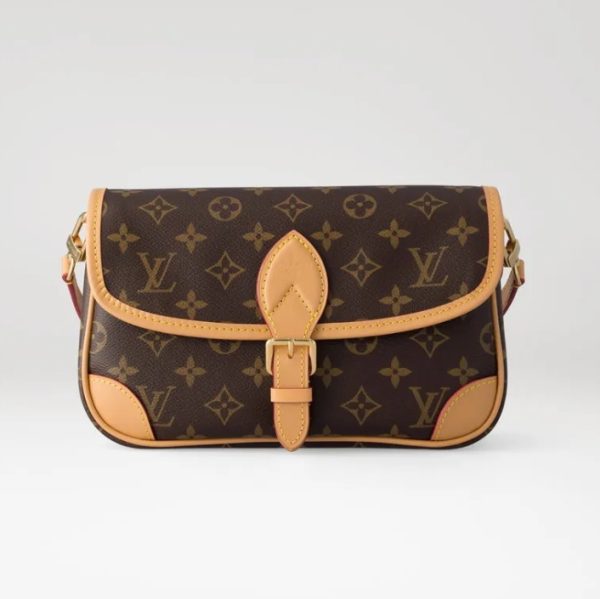 Louis Vuitton Diane Satchel Handbag M45985 – Monogram Canvas Revisits Designer LV Bag - Image 5