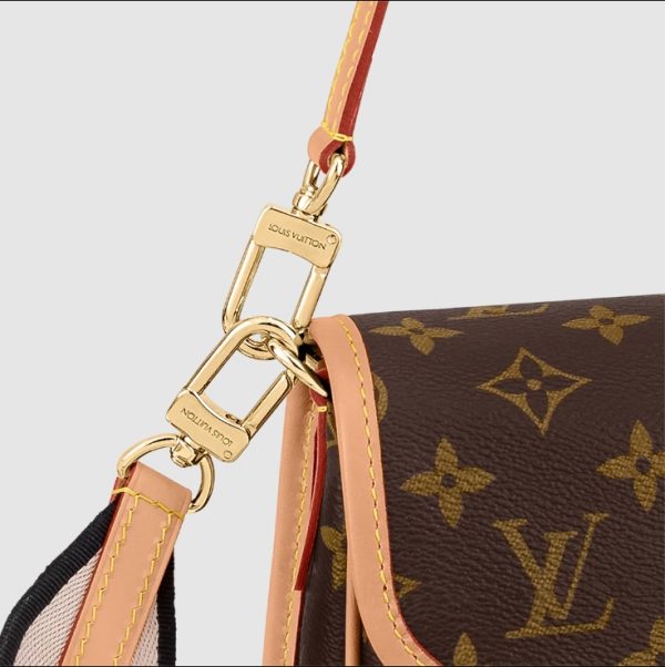 Louis Vuitton Diane Satchel Handbag M45985 – Monogram Canvas Revisits Designer LV Bag - Image 6