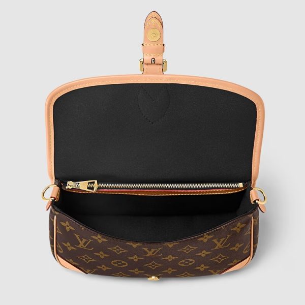 Louis Vuitton Diane Satchel Handbag M45985 – Monogram Canvas Revisits Designer LV Bag - Image 8