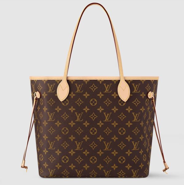 Louis Vuitton Neverfull MM Handbag M46987 – Monogram Canvas Designer LV Bag - Image 2