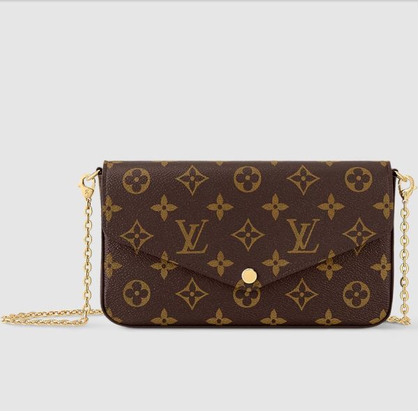 Louis Vuitton Félicie Pochette Bag M81896 – Monogram Canvas Designer LV Handbag