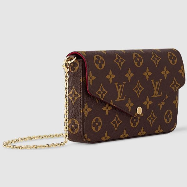 Louis Vuitton Félicie Pochette Bag M81896 – Monogram Canvas Designer LV Handbag - Image 5