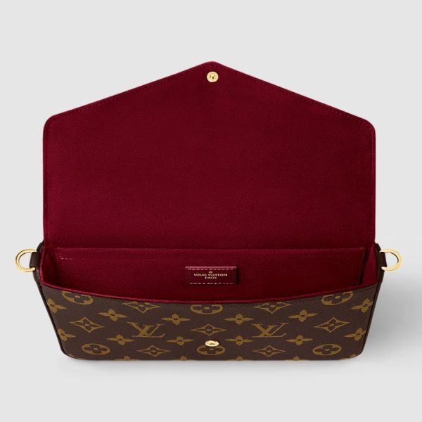 Louis Vuitton Félicie Pochette Bag M81896 – Monogram Canvas Designer LV Handbag - Image 6