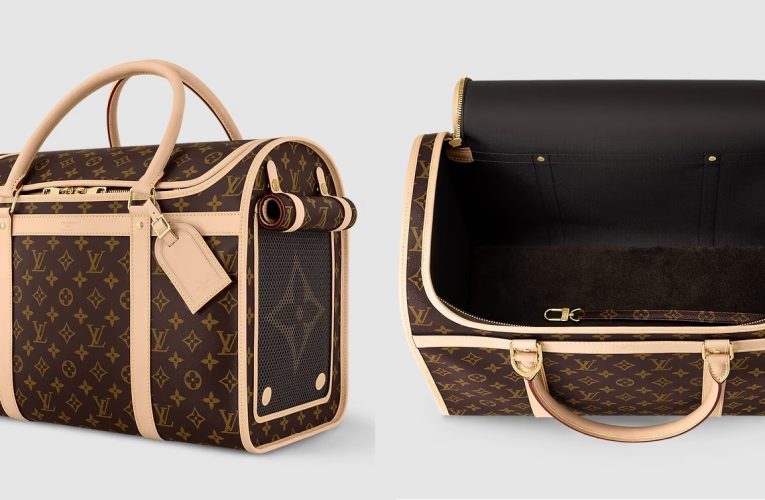 Travel in Style: Louis Vuitton Dog Carrier M45662 – Iconic Design for Pets at $199