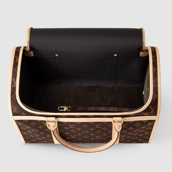 Louis Vuitton Classic Dog Carrier Bag M45662 $199 – Monogram Canvas Designer LV Dog Bag Monogram - Image 5