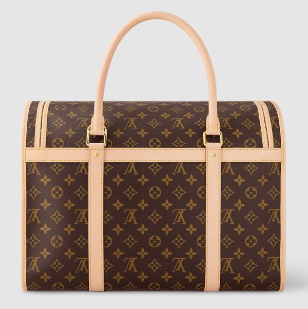 Louis Vuitton Classic Dog Carrier Bag M45662 $199 – Monogram Canvas Designer LV Dog Bag Monogram - Image 7