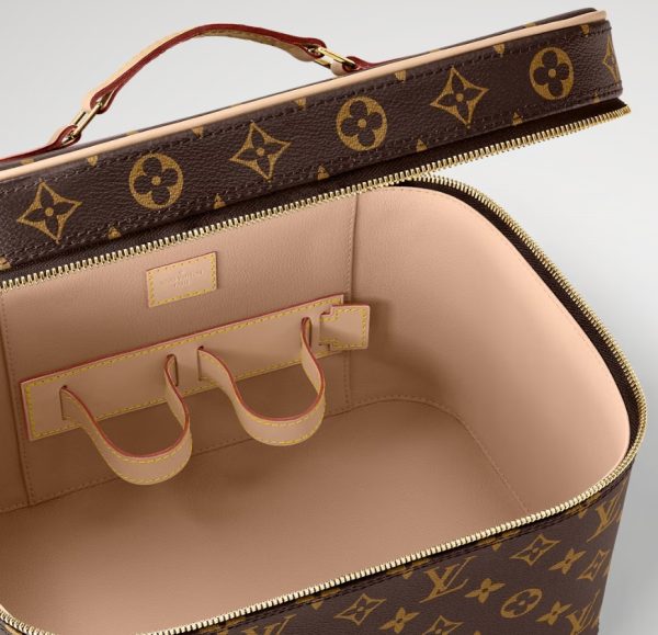 Louis Vuitton Nice Vanity Case M44935 – Monogram Canvas Designer LV Nice Vanity Case Bag - Image 5