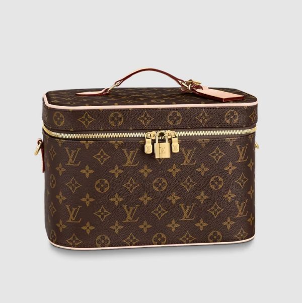 Louis Vuitton Nice Vanity Case M44935 – Monogram Canvas Designer LV Nice Vanity Case Bag - Image 8