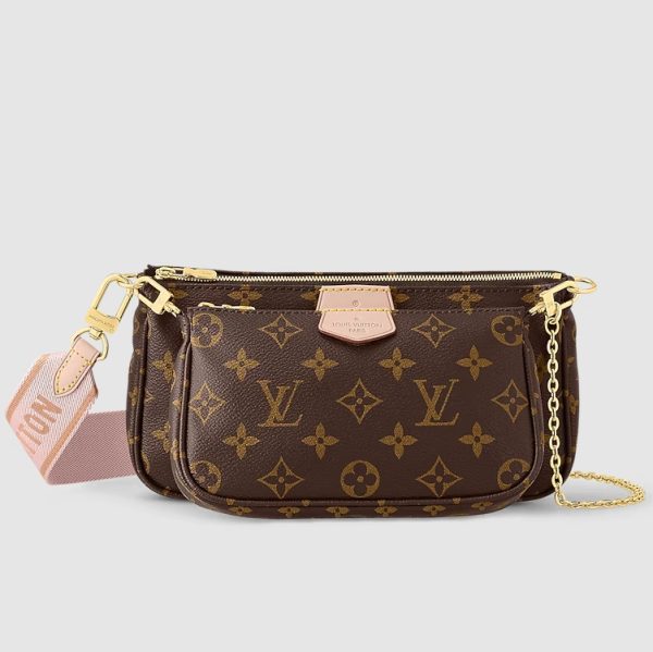 Louis Vuitton Multi Pochette Accessoires M44840 – Monogram Canvas Designer LV Hybrid Cross-Body Bag - Image 4