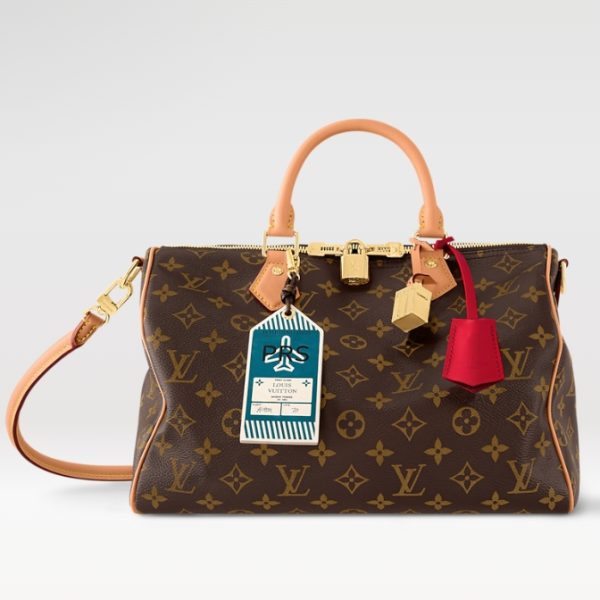 Louis Vuitton Speedy Soft 30 Crafty Handbag M11945 – Monogram coated canvas Designer LV Bag - Image 2