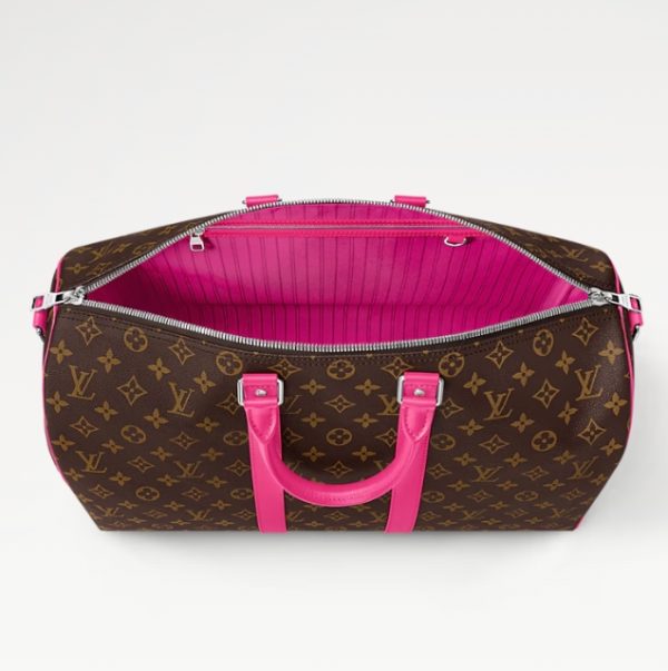 Louis Vuitton Keepall Bandoulière 45 M13807 – Monogram Canvas Designer LV Travel Bag - Image 3