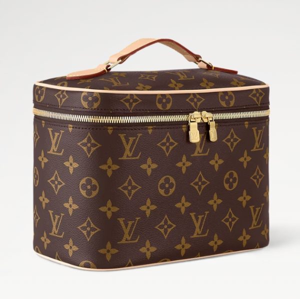 Louis Vuitton Nice BB Toiletry Bag M42265 – Monogram Canvas Designer LV Nice vanity case Bag - Image 3