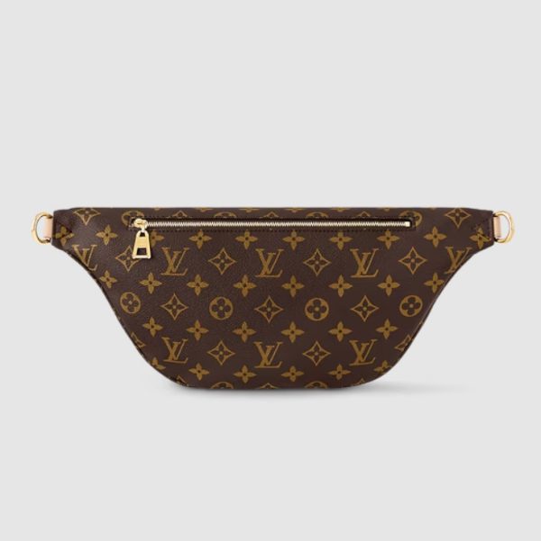 Louis Vuitton High Rise Bumbag Bag M46784 – Monogram Coated Canvas Designer LV Handbag - Image 6