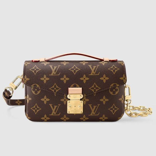 Louis Vuitton Pochette Métis East West Bag M46279 – Monogram Canvas Designer LV Handbag