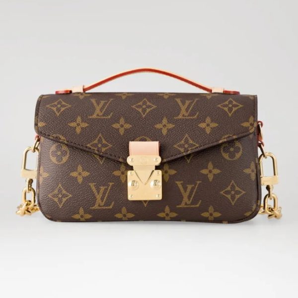 Louis Vuitton Pochette Métis East West Bag M46279 – Monogram Canvas Designer LV Handbag - Image 4