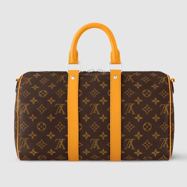 Louis Vuitton Keepall Bandoulière 35 Handbag M13201 – Monogram Macassar Coated Canvas Designer LV Bag - Image 4