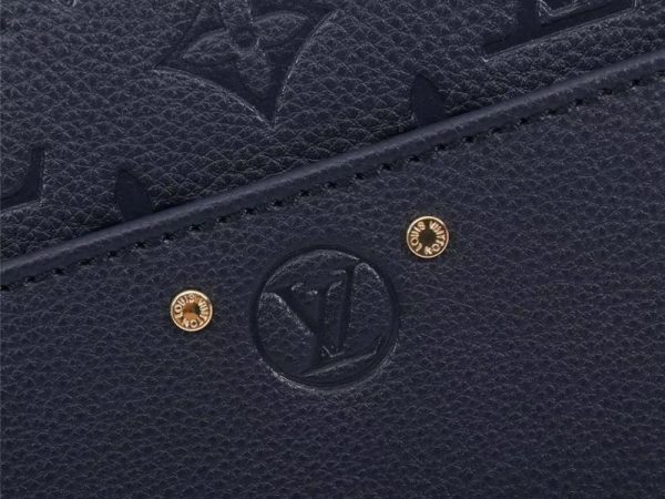 Replica Louis Vuitton Monogram Empreinte Boite Chapeau Souple MM Bag In Navy Blue - Image 8