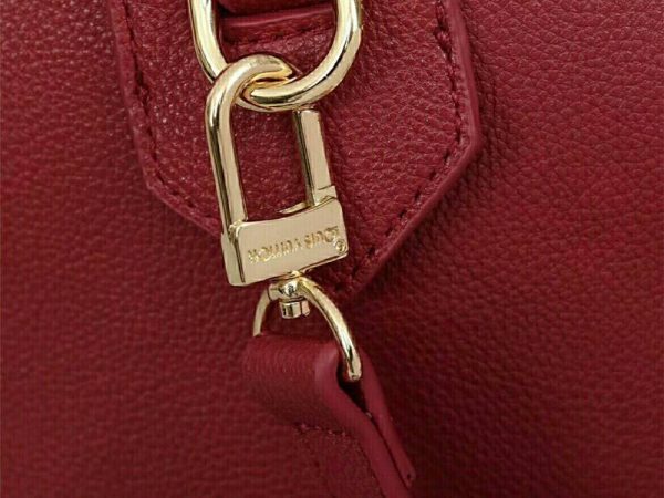 Replica Louis Vuitton Monogram Empreinte Speedy Bandouliere 25 Handbag In Bordeaux - Image 8