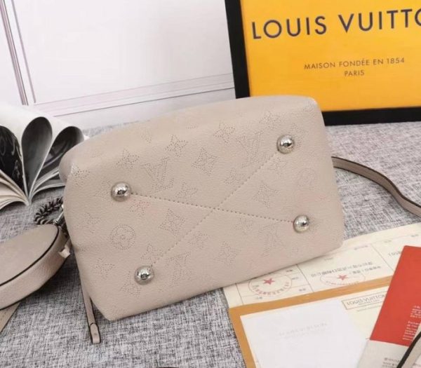 Replica Louis Vuitton Mahina Bella Bag In Galet Gray - Image 5