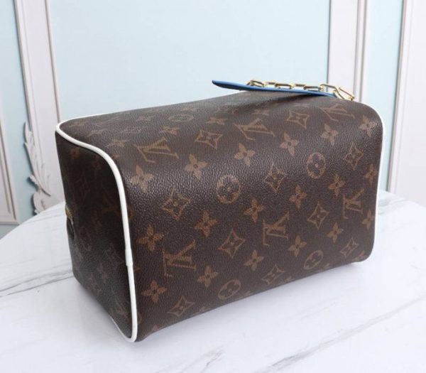 Replica Louis Vuitton X NBA Cloakroom Dopp Kit Bag - Image 4