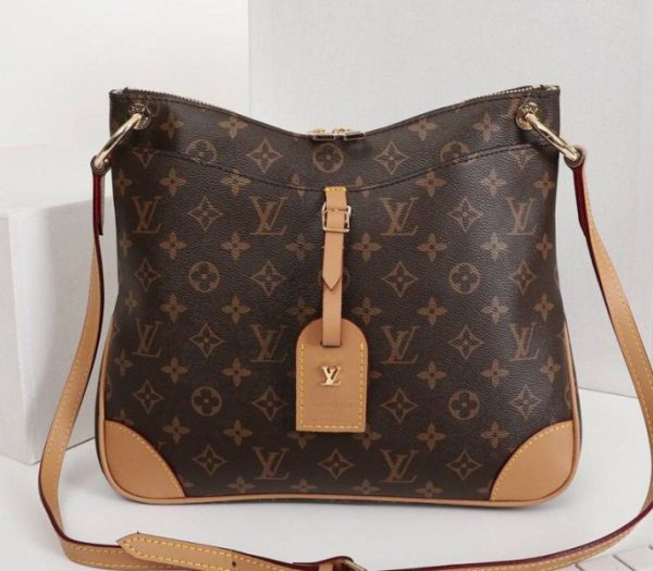 Replica Louis Vuitton Monogram Canvas Odeon MM Bag In Natural