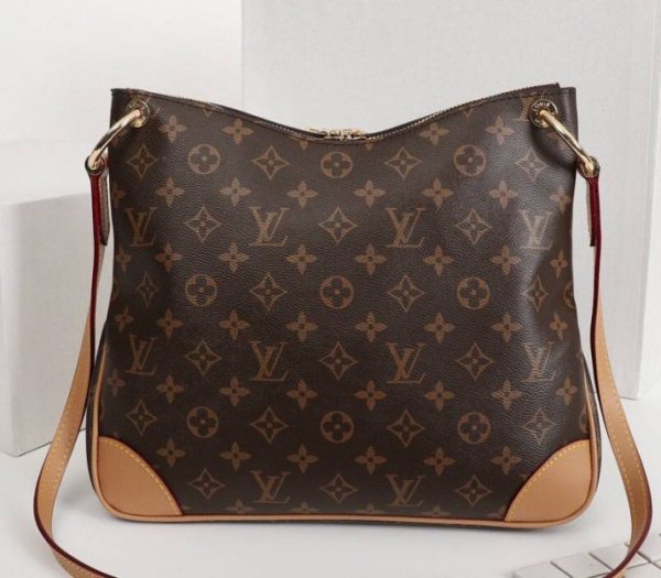 Replica Louis Vuitton Monogram Canvas Odeon MM Bag In Natural - Image 3