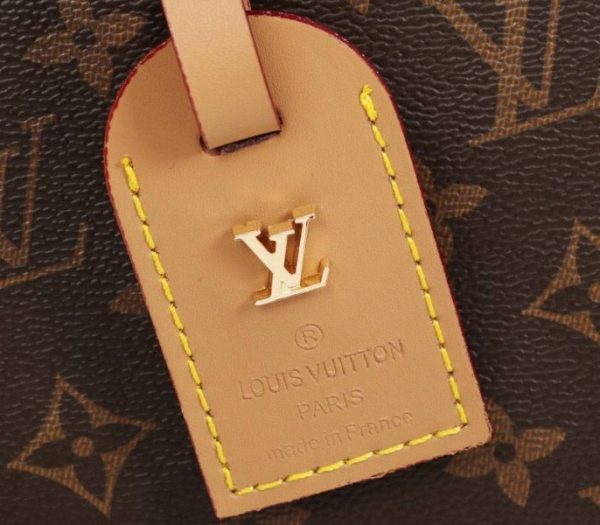 Replica Louis Vuitton Monogram Canvas Odeon MM Bag In Natural - Image 9