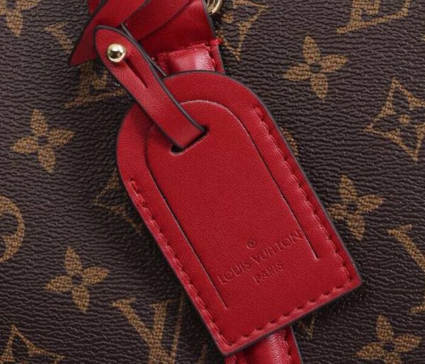 Replica Louis Vuitton Monogram Canvas Soufflot MM Bag In Cerise Red - Image 9