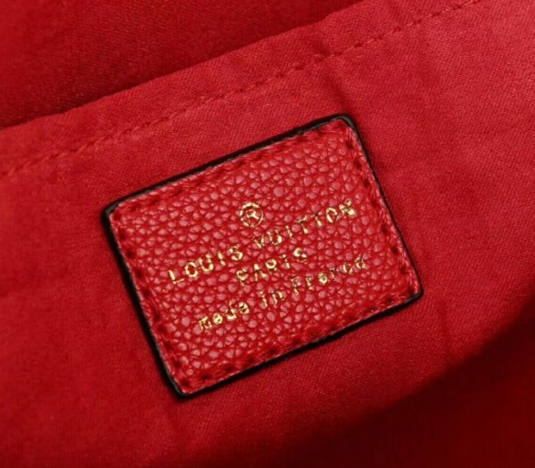 Replica Louis Vuitton Monogram Canvas Marignan Bag In Coquelicot Red - Image 6