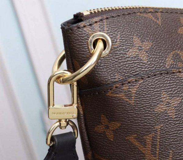 Replica Louis Vuitton Monogram Canvas Odeon MM Bag In Black - Image 8