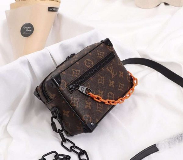 Replica Louis Vuitton Monogram Canvas Mini Soft Trunk Black Bag - Image 2