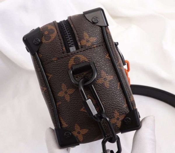 Replica Louis Vuitton Monogram Canvas Mini Soft Trunk Black Bag - Image 5