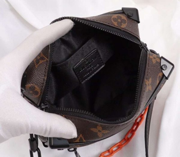 Replica Louis Vuitton Monogram Canvas Mini Soft Trunk Black Bag - Image 6