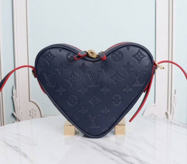 Replica Louis Vuitton Monogram Empreinte Game On Coeur Bag In Navy Blue