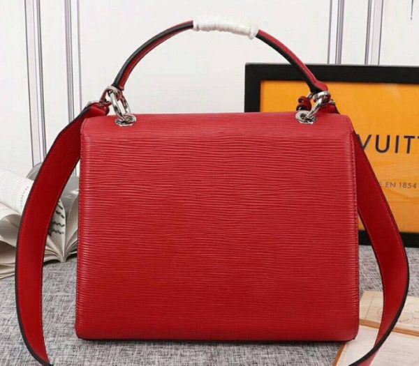 Replica Louis Vuitton Epi Leather Grenelle MM Bag In Red - Image 3