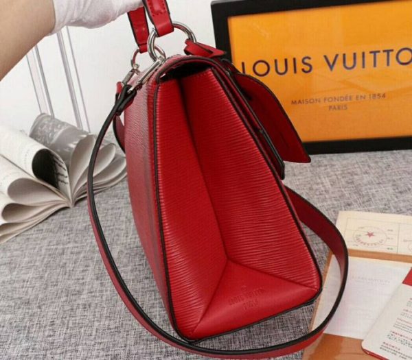 Replica Louis Vuitton Epi Leather Grenelle MM Bag In Red - Image 4