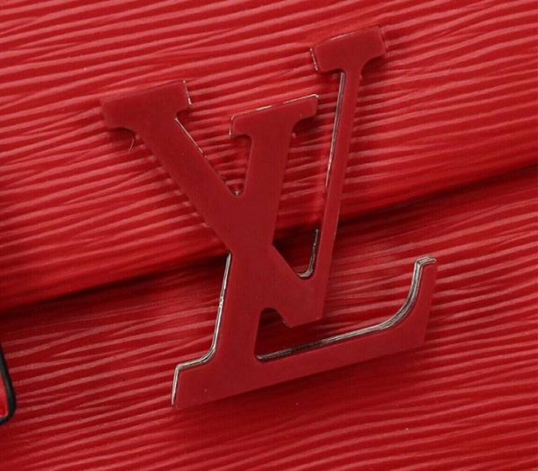 Replica Louis Vuitton Epi Leather Grenelle MM Bag In Red - Image 7