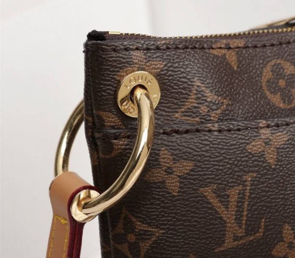 Replica Louis Vuitton Monogram Canvas Odeon PM Bag In Natural - Image 7