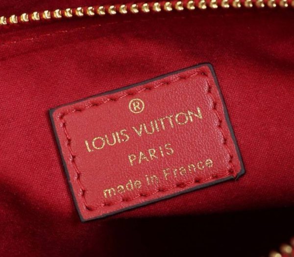 Replica Louis Vuitton Monogram Canvas Soufflot BB Bag In Cerise Red - Image 6