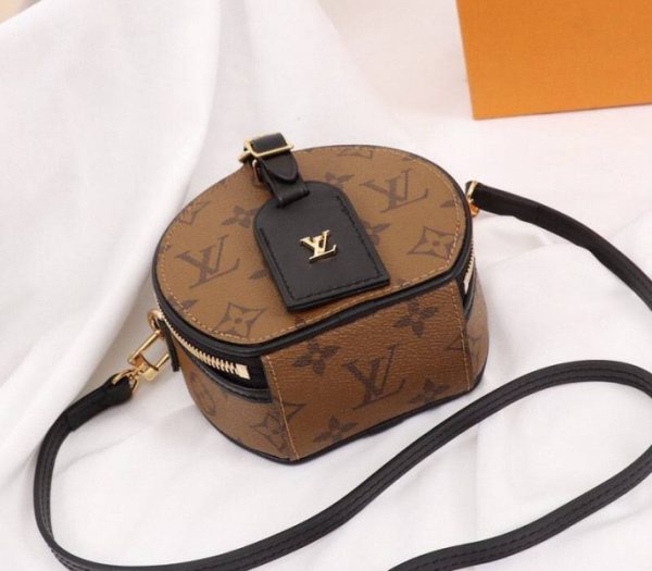 Replica Louis Vuitton Monogram Reverse Canvas Mini Boite Chapeau - Image 4