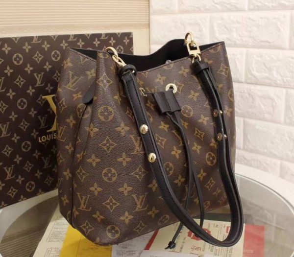 Replica Louis Vuitton Monogram Canvas NeoNoe MM Bag In Black - Image 2