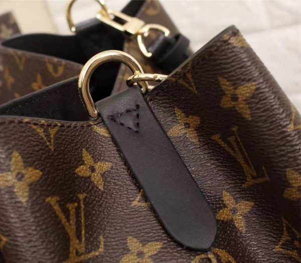 Replica Louis Vuitton Monogram Canvas NeoNoe MM Bag In Black - Image 7