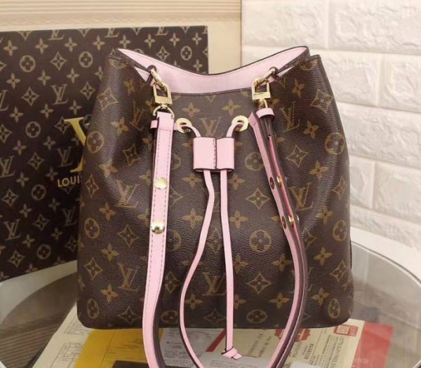 Replica Louis Vuitton Monogram Canvas NeoNoe MM Bag In Rose Poudre