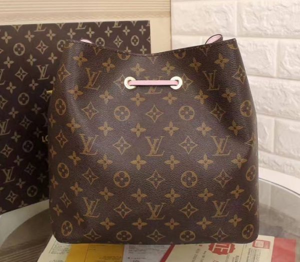 Replica Louis Vuitton Monogram Canvas NeoNoe MM Bag In Rose Poudre - Image 3