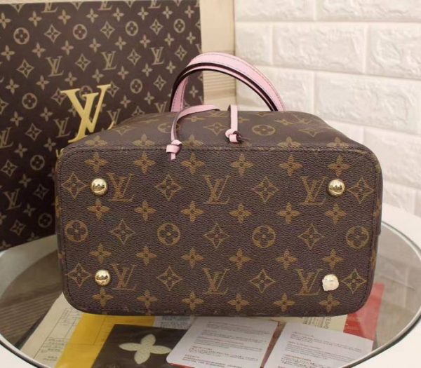 Replica Louis Vuitton Monogram Canvas NeoNoe MM Bag In Rose Poudre - Image 5