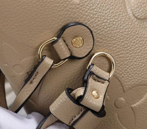 Replica Louis Vuitton Monogram Empreinte Neverfull MM Tote In Beige - Image 9