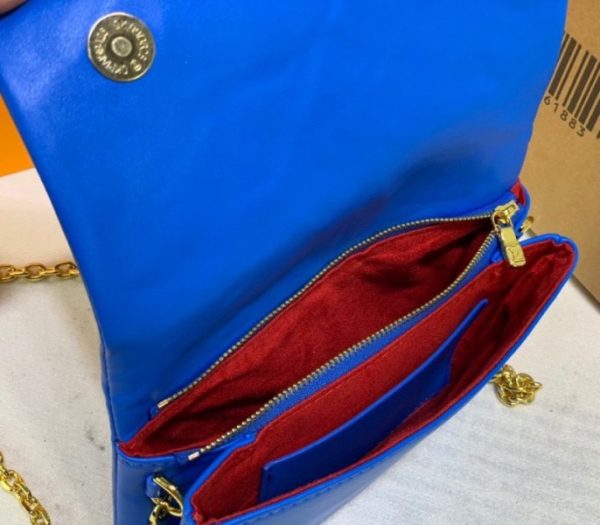 Replica Louis Vuitton Coussin Pochette In Blue And Red - Image 8